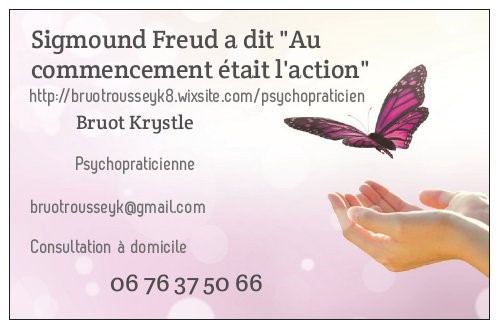 Krystle Bruot, Psychopraticienne