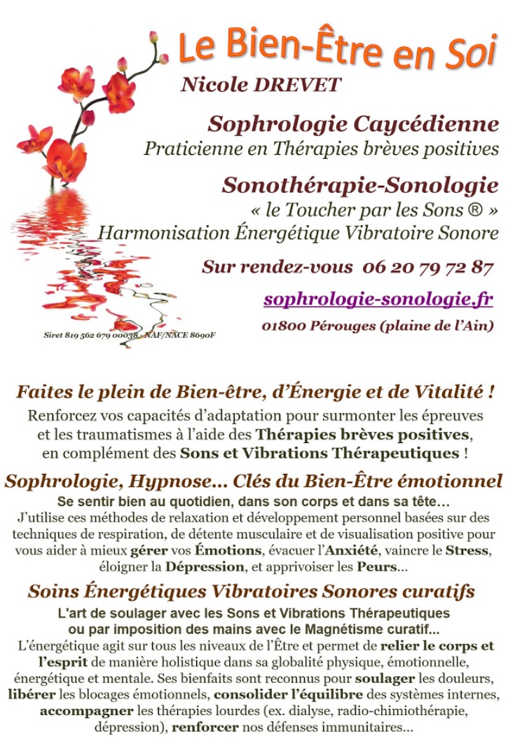 Sonothérapie-Sonologie à Pérouges 01800