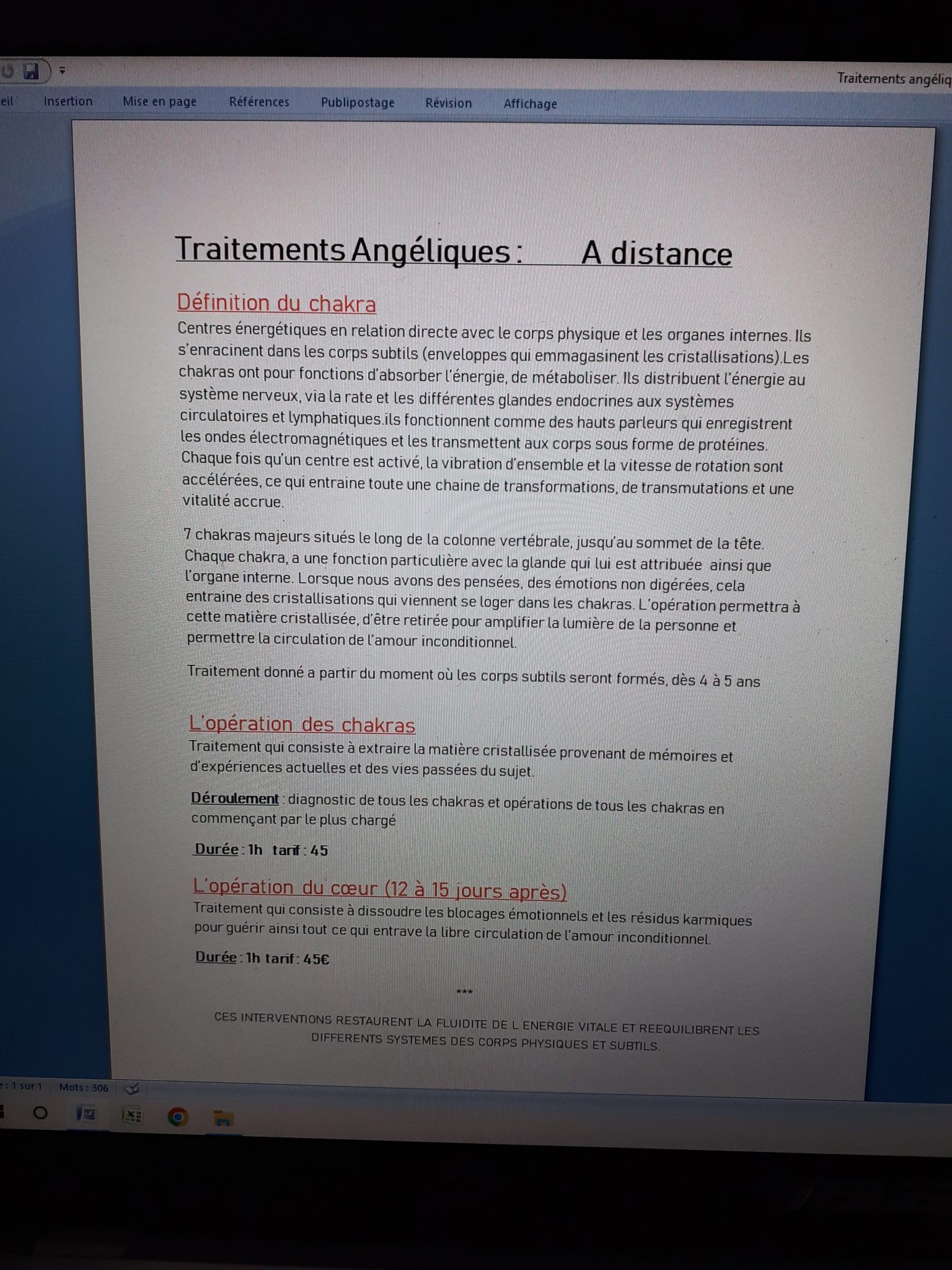 soins angéliques sur rdv