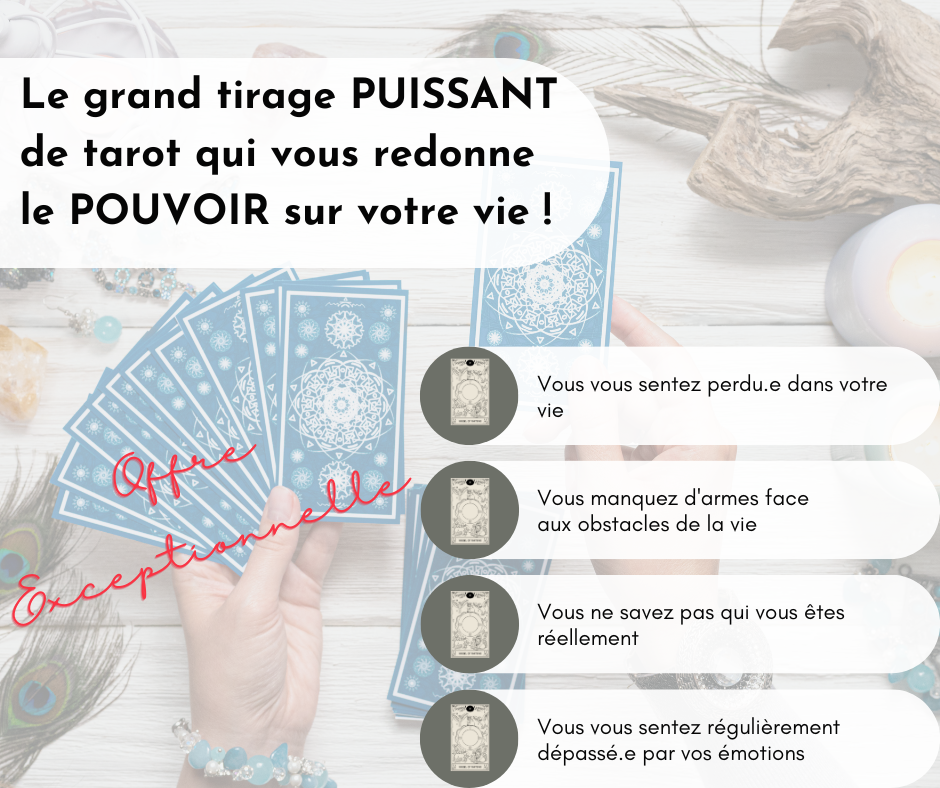 Expérimentez la PUISSANCE du tarot !