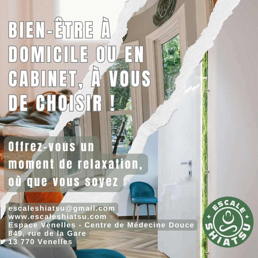 Le shiatsu : Domicile ou Cabinet ?